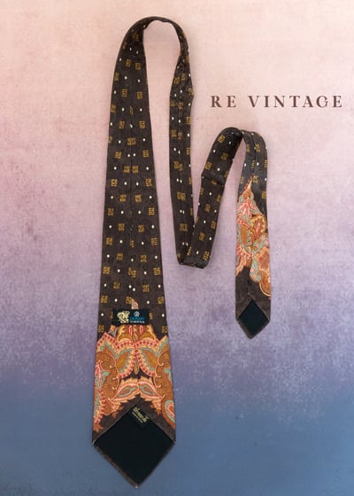 焦糖變形蟲方格點點領帶4