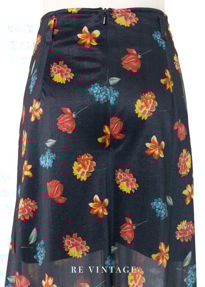 鮮明奪目繁花長裙（28"）9