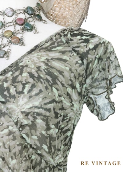 抽象墨染迷彩長版上衣5
