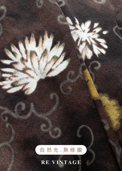 Mocha 雙色小花迷你短洋裝15