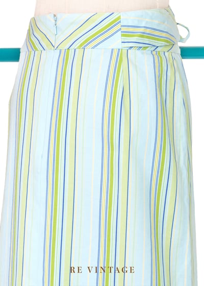 薄荷糖線條及膝裙裙（26"）8