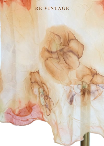 陽光午後大花圖騰少女洋裝11