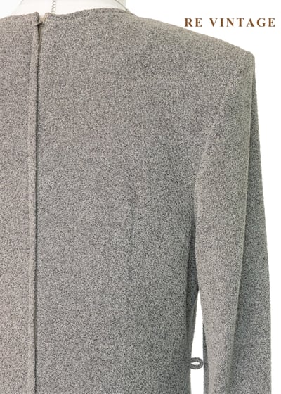 質感單品 - 麻花灰高級浪漫感洋裝13