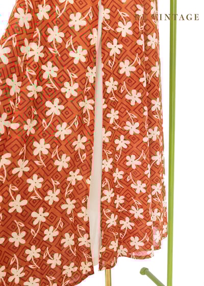 Orange juice 白色小花長洋裝13