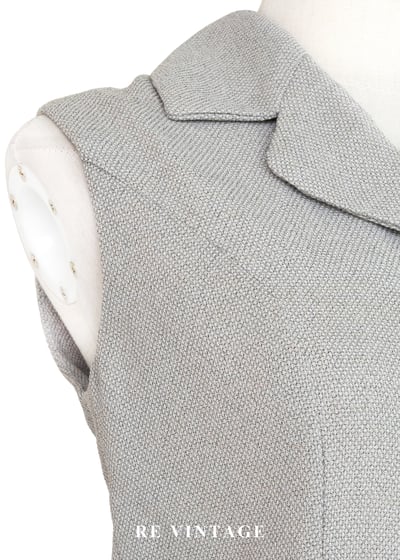 質感單品 - 倫敦的霧色知性簡約織紋背心4