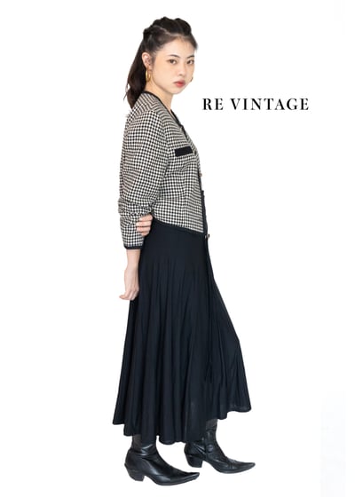 氣質の短版千鳥格紋外套2