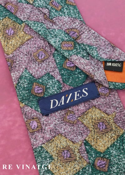 色彩遊戲夢幻幾何領帶6