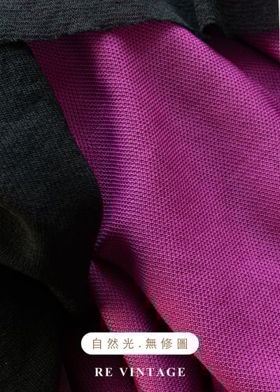 黑夜裡盛開的紫紅花繞頸長洋裝15