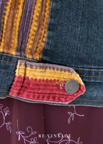 彩虹毛毛蟲牛仔外套12