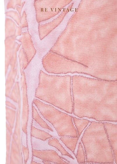 粉紅爆裂紋路雪紡長裙（24.5"）8