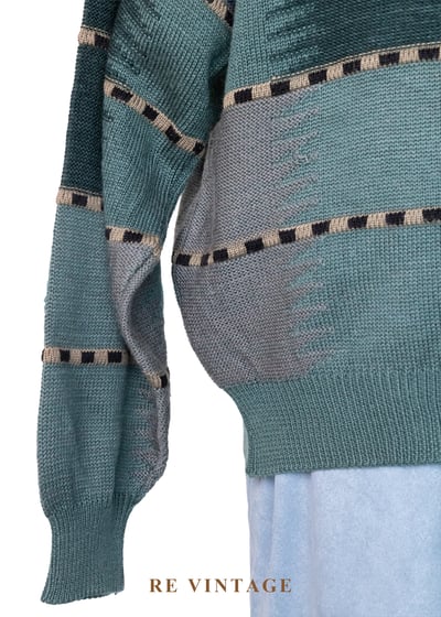 Oceanic Clam 漸層海流針織毛衣12