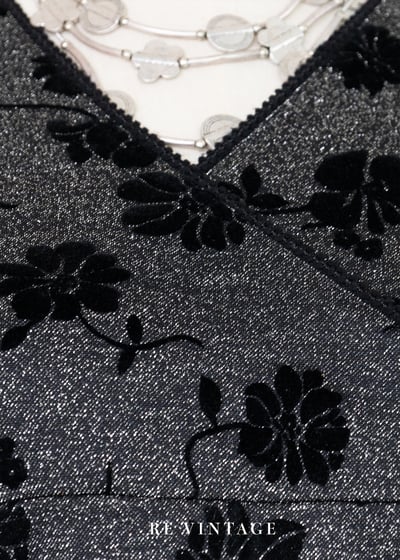 閃閃發光黑玫瑰長袖上衣9