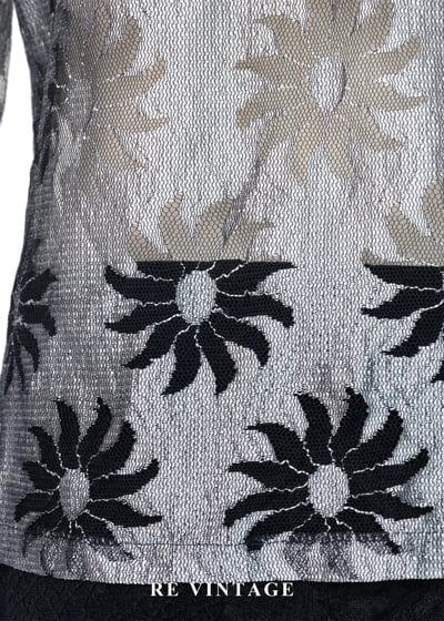 銀河系裡的溫室花朵透膚上衣11