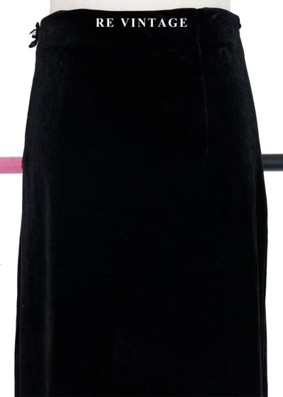 珍珠流星划過夜空絨布長裙（23-26"）3