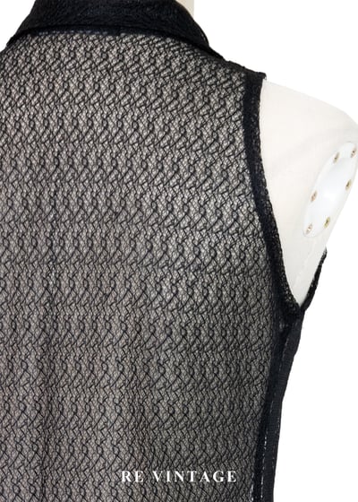 半透夢境中國釦蕾絲洋裝/罩衫15