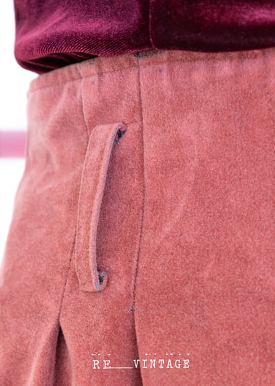 高腰暖桑椹粉哈倫褲（水蜜桃手感）6