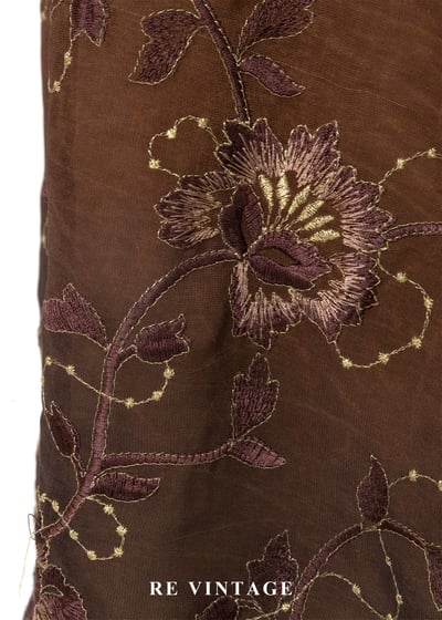 咖啡漸影花香韻味長洋裝12