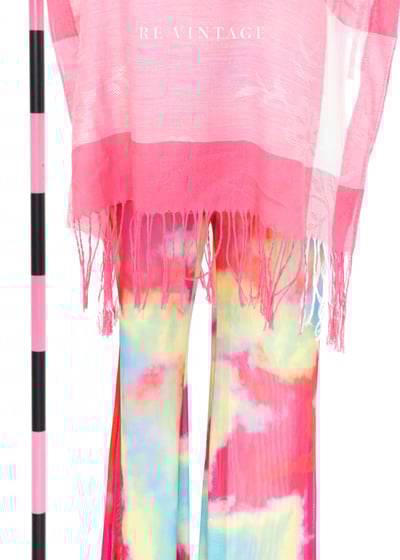 『歐洲寶物』Hot Pink流蘇罩衫6