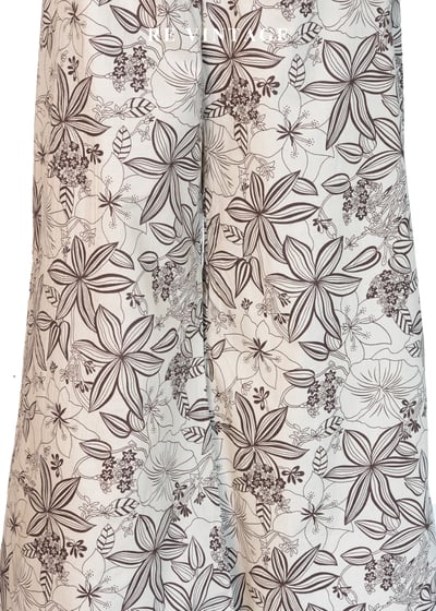 信紙上的植物速寫低腰寬版褲4