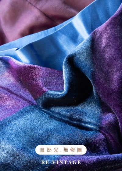 極光極限 - 迷幻漸層線條垂墜領長洋裝17