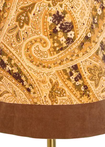 溫暖夕陽卷卷層疊復古圖騰美裙（25"）4