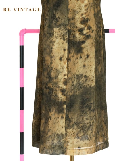 森林苔蘚渲染藝術洋裝11