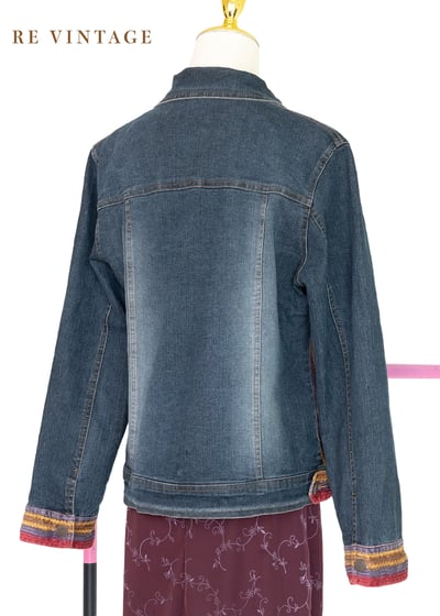 彩虹毛毛蟲牛仔外套7