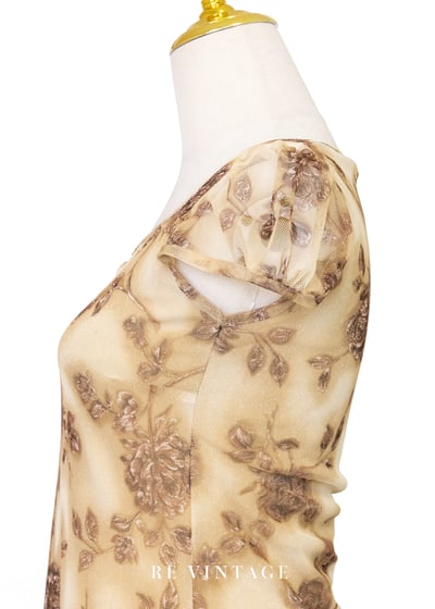 褐金色薄霧般的浪漫旋律長洋裝8