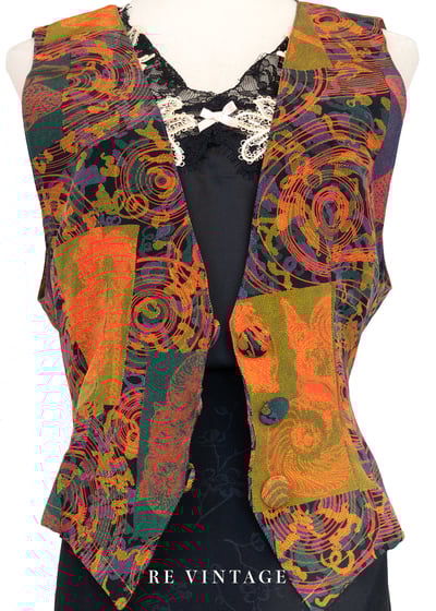 霓虹橘異象聲波迷宮背心7