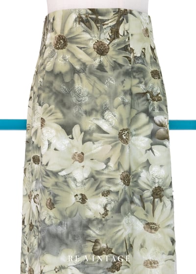 Green Filter 白花花園長裙（26"）2