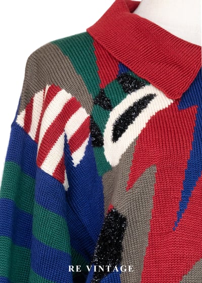 熱情の幾何宇宙針織毛衣5