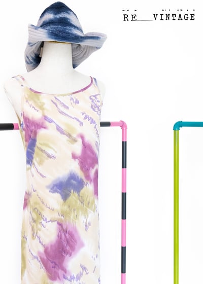 葡萄糖色細肩帶洋裝1