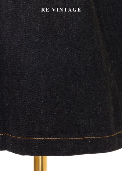 光影古銅雕紋牛仔短裙（26"）9