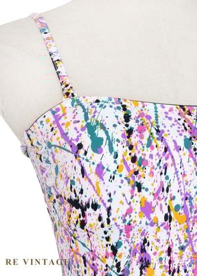 瘋狂潑彩藝術細肩帶背心4