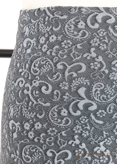 韓國製 - 石灰色漂亮印花紋路長裙（28-32"）5