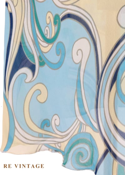 海潮迷幻普普風漩渦雪紡洋裝6