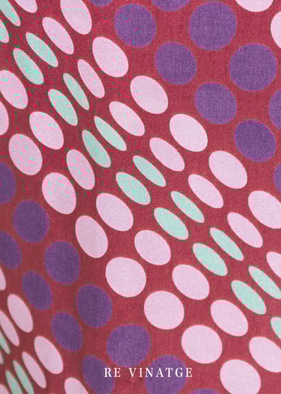 Disco 斜紋點點緞面中長裙7