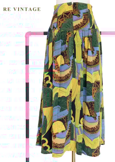 歐式熱帶植物與切割庭園長裙（27-28"）8