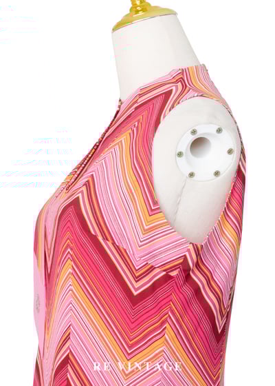 戀愛迷幻舞池鋸齒圖騰洋裝9