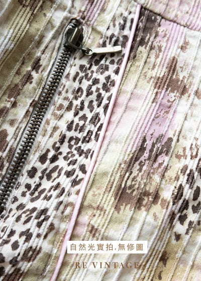 套裝短裙 - 日落柔粉豹影短裙（26-27"）12