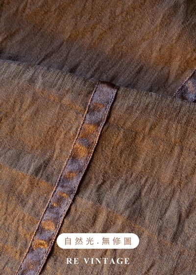 摩卡咖啡的餘韻緞帶拼接大圓裙（24"）14