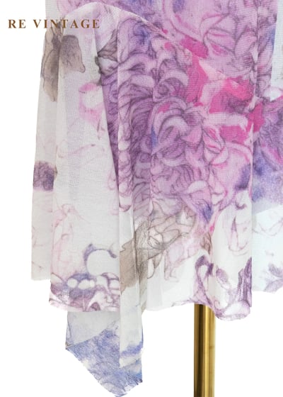 粉紫夢境模糊花卉美裙（27"）11