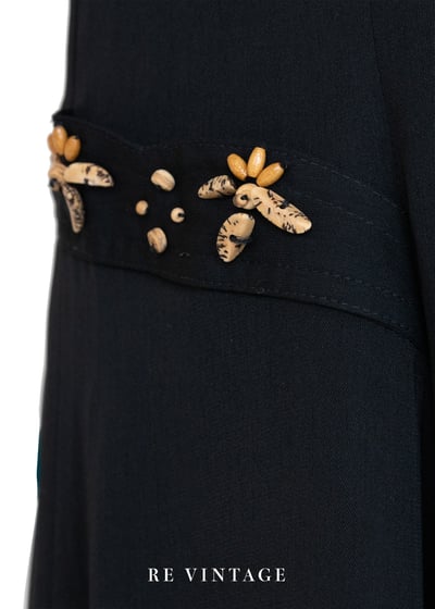 質感單品 - 黑系木珠吊帶長裙7