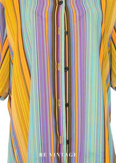 嘉年華條紋短袖襯衫6