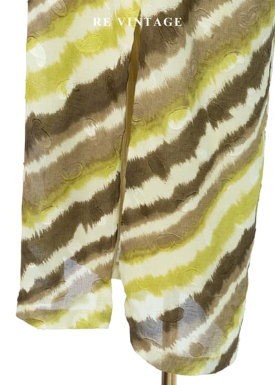 泥土與草地的復古詩長洋裝11