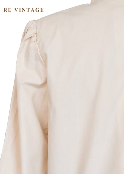 奶油褶影古典少女上衣9