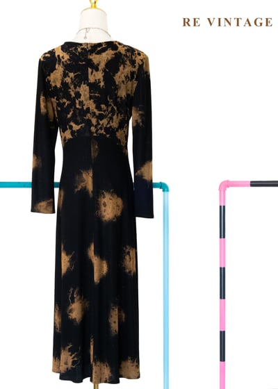 月光下灑落的焦糖渲染長洋裝11