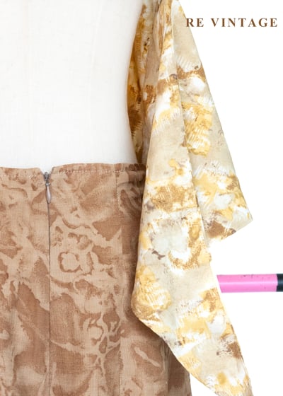 薑黃斑駁大理石紋一片式背心10