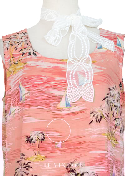 粉紅熱帶渡假風洋裝16