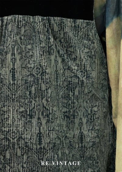 苔影紋路燈芯絨洋裝12